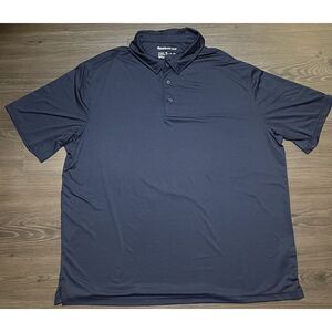 Reebok Golf 2XLT Navy Short Sleeve Lightweight Golf Polo Shirt